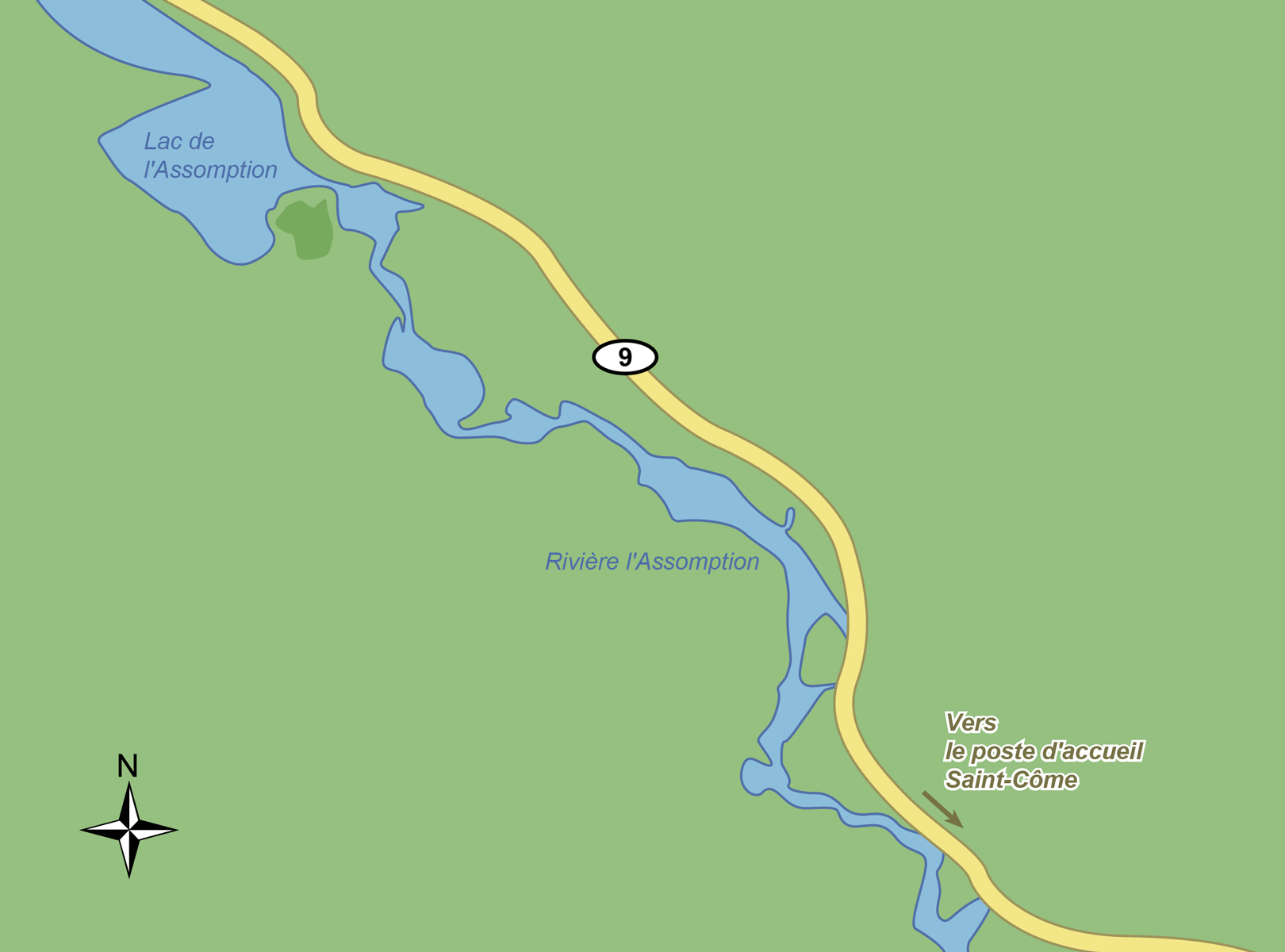 L'Assomption Camping Parc national du MontTremblant Sépaq